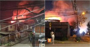 Incendio que afectó 6 casas en Maipú deja un muerto: era paciente en reposo que no pudo escapar