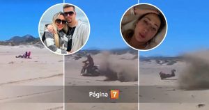 Pareja de Nano Calderón sufrió grave accidente en moto: video muestra el estremecedor momento