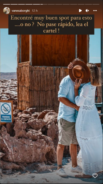 Vanesa Borghi y su pareja Carlos Garcés