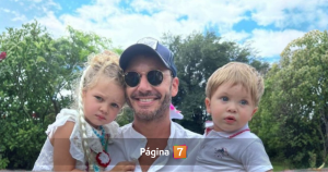 Benjamín Vicuña y sus hijos