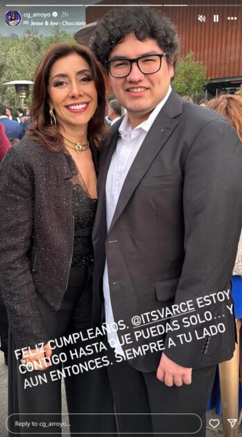 Carmen Gloria Arroyo dedicó tierno mensaje a su hijo con su exmarido: "Feliz cumpleaños..."