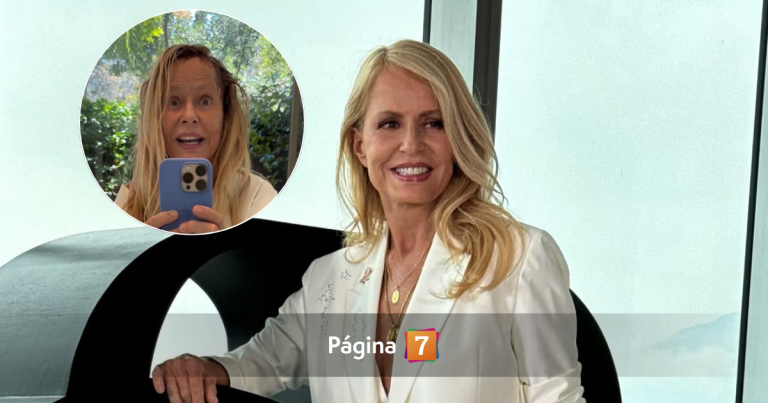 Cecilia Bolocco sorprendió al mostrarse en Live con tintura en su cabello: 