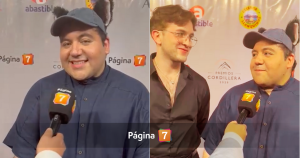 Danilo 21 y su pareja en Premios 21