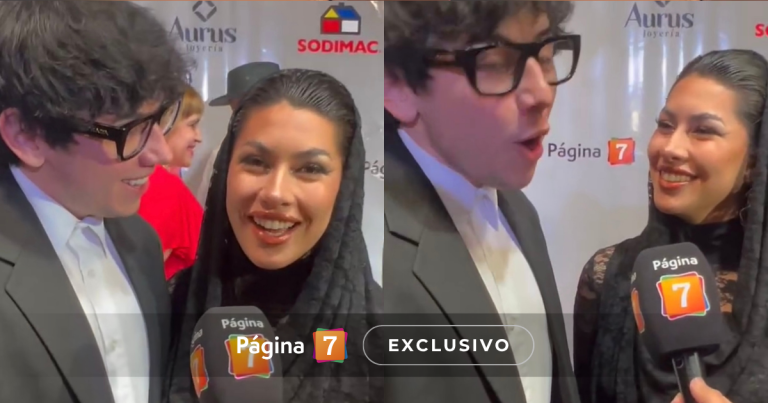 Eskarcita se robó las miradas con Julitroz en los Premios Cordillera: “Tratamos de hacer un match”