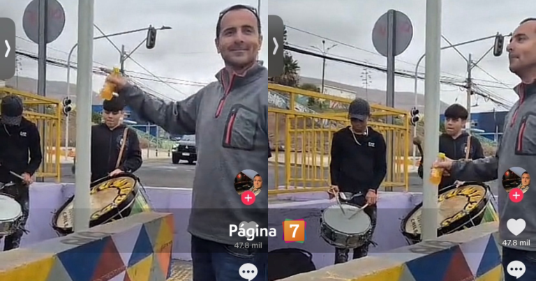 Hombre se hizo viral en TikTok con gesto solidario a niños músicos de Iquique: “Gracias tío”