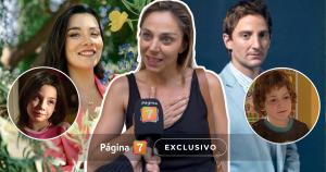 Mariana Derderian y niños de Floribella