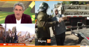 sujeto atacó con clavos a equipo de Tu Día durante desalojo en toma Dignidad