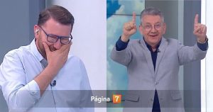 Broma de Meganoticias a Jaime Leyton provocó ataque de risa a Luis Ugalde
