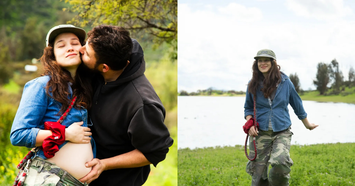 Fernanda Salazar mostró su avanzada pancita de embarazo: pareja le escribió romántica dedicatoria