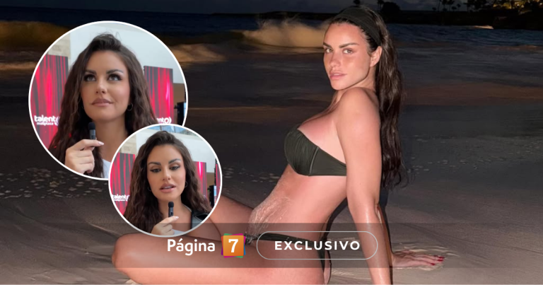 Tras 6 meses de embarazo, Emilia Dides respondió a ácidos dichos en redes: 