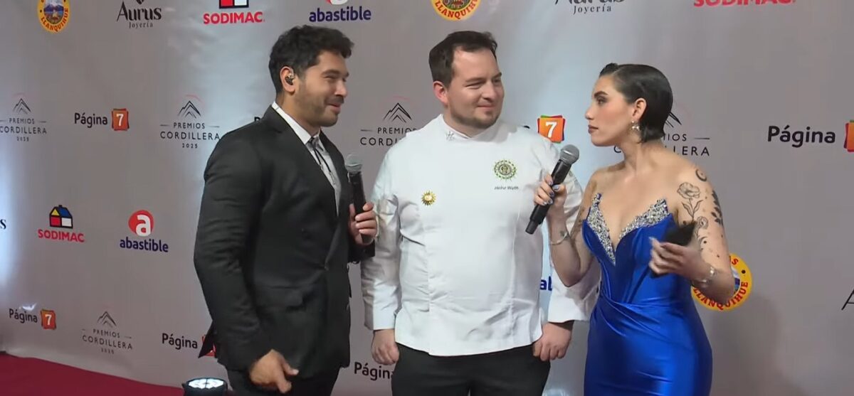 Look de Heinz Wuth, Ciencia y cocina, en Premios Cordillera