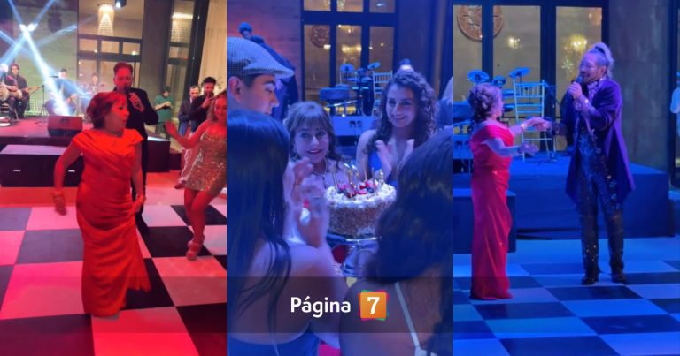 Helhue Sukni celebró en grande sus 60 años con osado vestido: subió videos de frenética fiesta