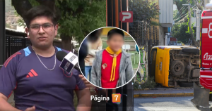 Hermano de niño fallecido en Recoleta