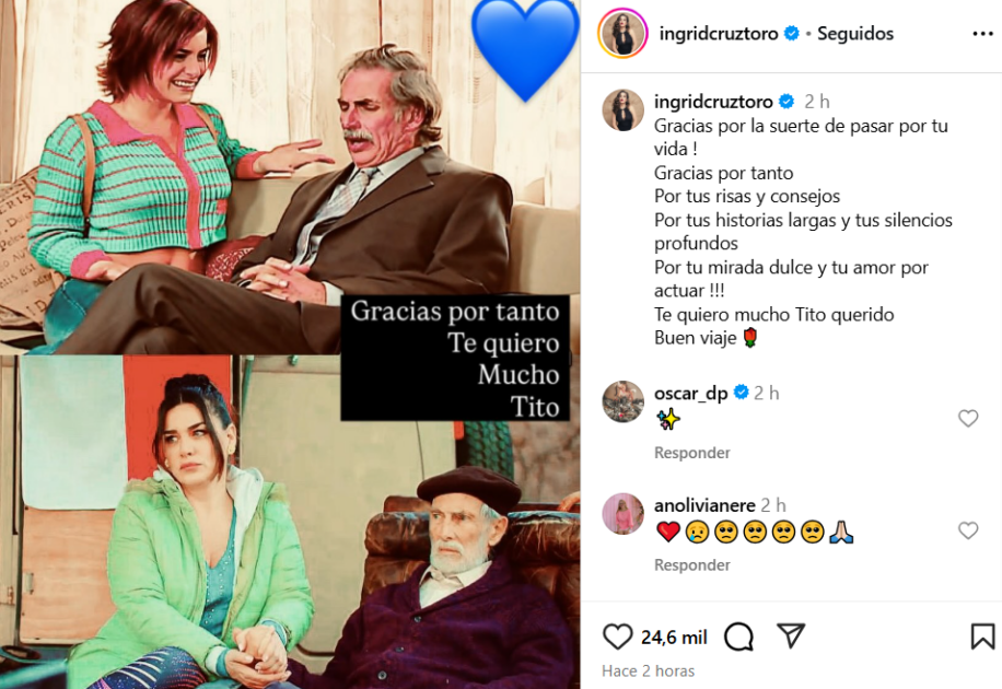 Elenco de Aguas de Oro se despide de Héctor Noguera: dedicaron emotivos mensajes en redes