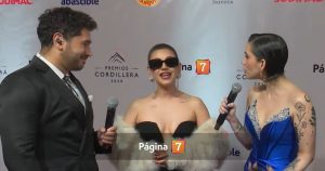 Karla Melo se impuso valiente reto en los Premios Cordillera 2025