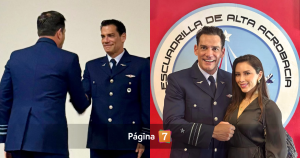 Pareja de Cristián de la Fuente le dedicó mensaje por su ascenso en la FACH