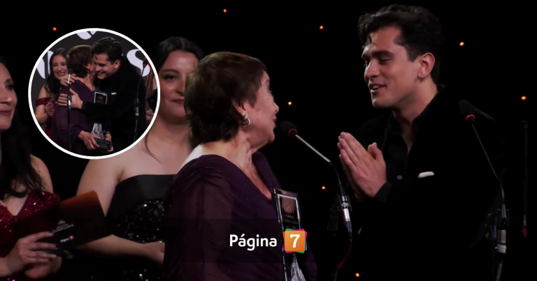 Nico Ruiz sorprendió a Gloria Benavides en Premios Cordillera: protagonizaron emotivo momento