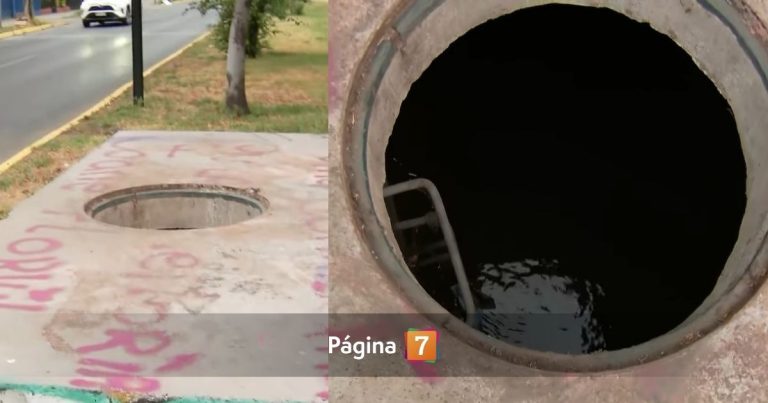 Familia vivió momentos de terror tras caída de niña de 4 años en una alcantarilla en Maipú