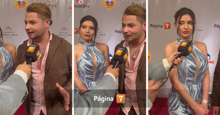 Princeso se lució con su novia en alfombra roja de Premios Cordillera: 