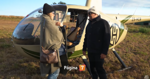 Rafael Araneda hizo broma a Marcela Vacarezza con helicóptero