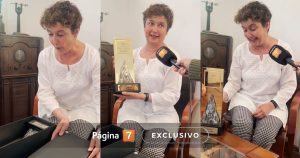 La emotiva reacción de Paulina Urrutia al recibir galardón de Premios Cordillera: recordó a Augusto Góngora