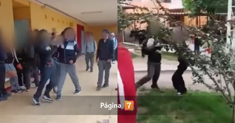 Detienen a alumnos que protagonizaron riña en liceo de Vallenar: un estudiante usó arma blanca