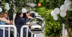 Las imágenes del velorio de Esteban Hermosilla, menor de edad fallecido en coilisión en Recoleta