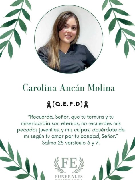 Pesar por la muerte de Carolina Ancán, joven nutricionista desaparecida que fue hallada sin vida