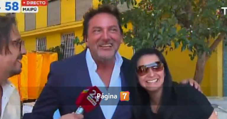 Daniel Fuenzalida acaparó la atención en local de votación: 