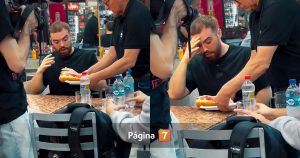 Ibai Llanos quedó impactado tras probar un complejo en tradicional local durante su visita a Chile