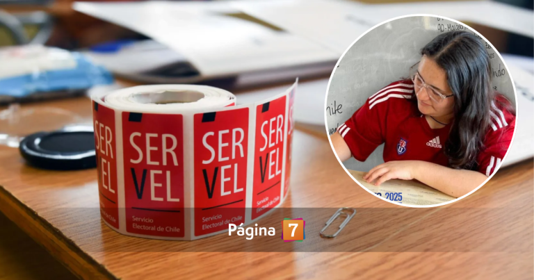 Vocal de mesa enamoró en Coronel con su impecable caligrafía: fue elogiada en redes sociales