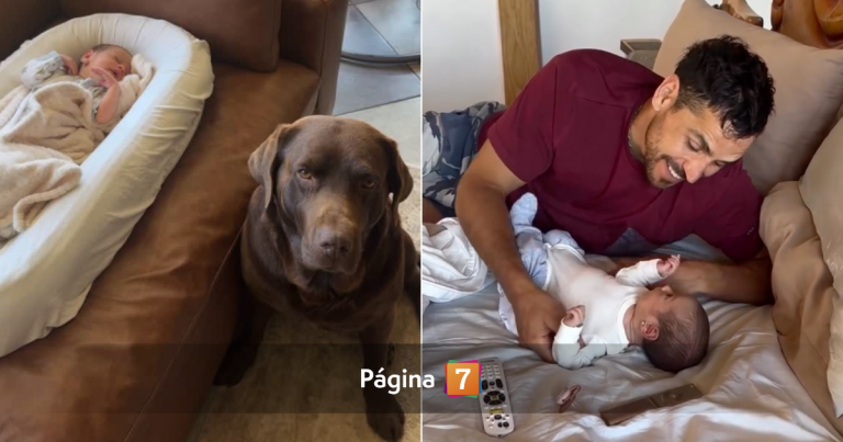 “Ladra despacito”: el enternecedor truco de Bagual para no despertar a la hija de Pangal