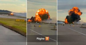 Un avión de UPS se estrella tras el despegue en el aeropuerto internacional de Kentucky