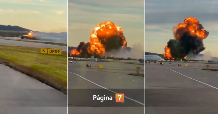 Trágico accidente en EEUU: avión se estrelló tras despegar en el aeropuerto de Louisville