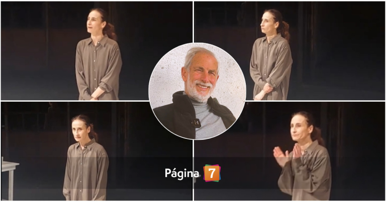 Amparo volvió al teatro fundado por su padre, Héctor Noguera: no pudo contener la emoción