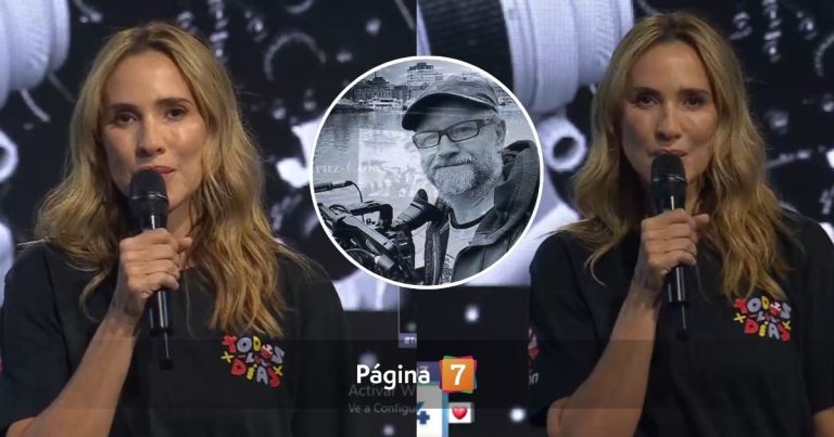 La emoción de Angélica Castro en la Teletón tras homenaje a Eduardo Cruz-Coke