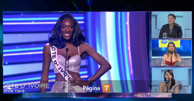Primer fail en la final del Miss Universo: una de las favoritas quedó paralizada al presentarse