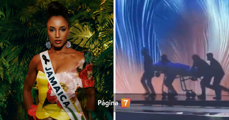 Representante de Jamaica sufrió aparatosa caída en Miss Universo: fue retirada en camilla