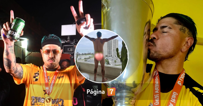 Posando sin ropa y tatuado: así celebró “Mono” Sánchez el histórico título de Coquimbo Unido