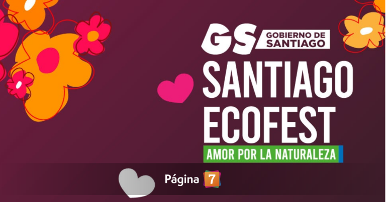 Panorama gratuito: con música en vivo e intervenciones culturales se vivirá Santiago Ecofest 2025