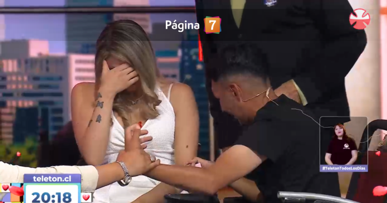 Teletón 2025 vivió una segunda propuesta  de matrimonio: historia de la pareja conmovió a animadores