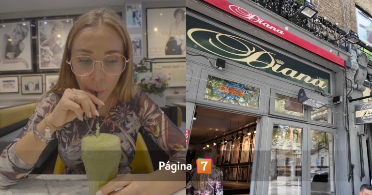 Viajando Ando hizo la 'Ruta de Diana de Gales': Dani Urrizola descubrió el café favorito de Lady Di