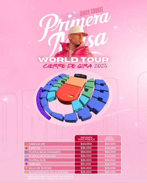 Omar Courtz vuelve a Chile este 2025: revisa aquí fecha, venta de entradas y precios