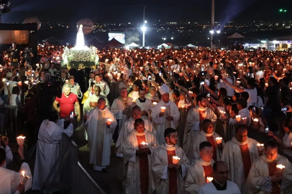 Inauguran colosal estatua de Virgen de 54 metros de alto en Brasil: superó al Cristo Redentor