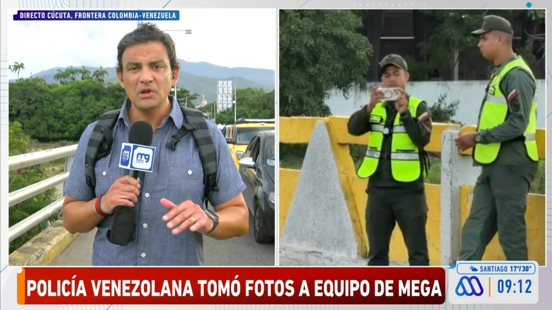 Gonzalo Ramírez vivió tenso momento en la frontera Venezuela Colombia y denunció hostigamiento de policías: