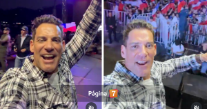 Cristián de la Fuente celebra a Kast