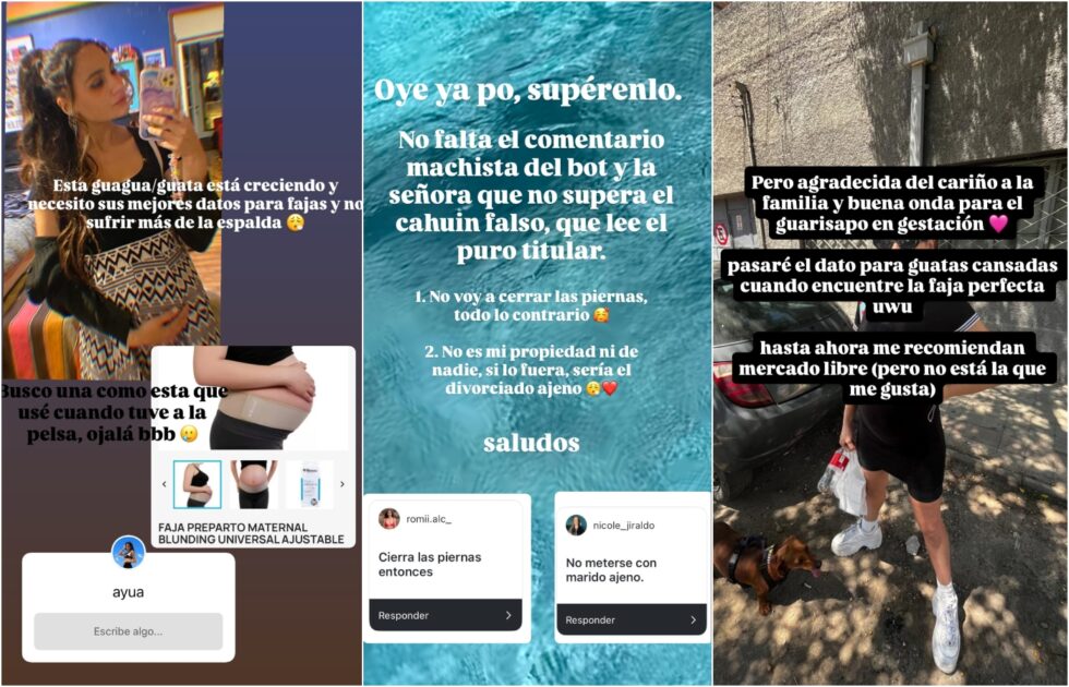 Daniela Pérez responde a comentarios desubicados sobre su embarazo y su relación con Camilo Zicavo