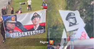 Captan a adherentes de Kast celebrando triunfo presidencial con banderas de Pinochet y Krassnoff
