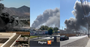 Nuevo incendio afecta a centro de bodegas colinda con Mall Plaza Oeste