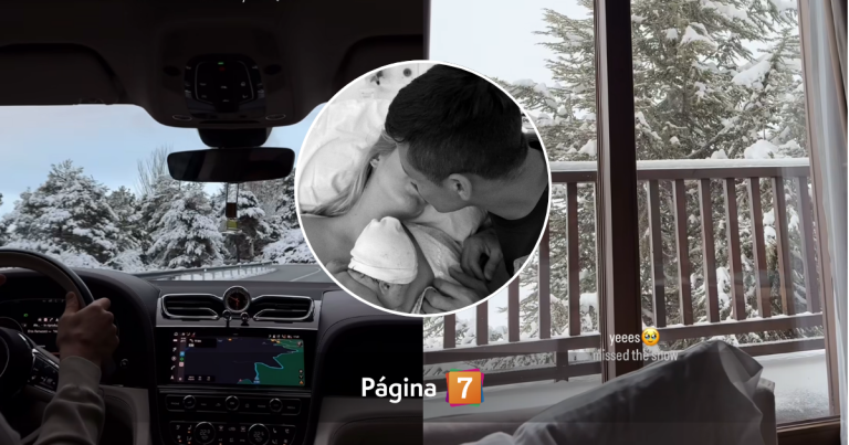 Así vive Alexis Sánchez su primera Navidad como padre junto a Alexandra Litvinova y su hija Bela